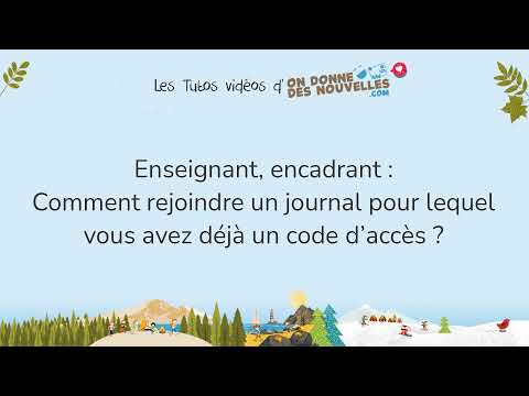 Tuto - Enseignant/encadrant comment rejoindre un espace pour lequel vous avez déjà un code d'accès ?