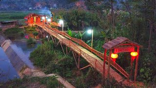 Inauguration of a beautiful, dreamy bridge. Organize a yearend party for the elderly in the village