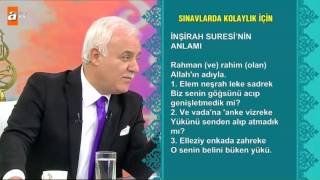 Sınavlarda kolaylık sağlayan İnşirah Suresi'nin anlamı nedir? -  atv Resimi