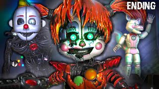 Ennard & the Scrap Animatronics Attack || FNAF: The Glitched Attraction #2 (Playthrough ENDING)