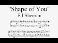 Ed Sheeran - "Shape of You" (piano cover) видео