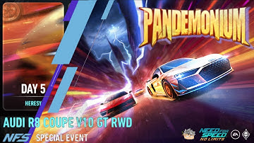 Pandemonium – Day 5 HERESY | 2023 Audi R8 Coupe V10 GT RWD | NFS No Limits