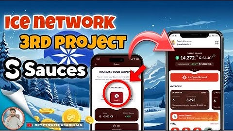 Sauces Mining Project | Ice Open Network New Project | New Mining App | Crypto With Asad khan