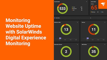 Monitoring Website Uptime with SolarWinds Digital Experience Monitoring