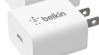 Belkin 20 Watt USB Type C Wall Charger to Fast Charging Block for iPhone 14 #usa #canada #belkin