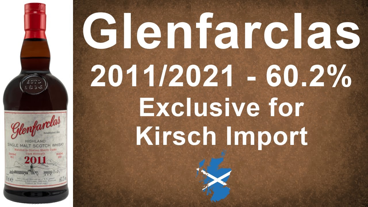 Glenfarclas 2011/2021 Exclusive for Kirsch Import Single Malt Scotch Whisky Review by WhiskyJason