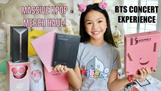 BTS CONCERT EXPERIENCE | MASSIVE MERCH HAUL!!!