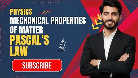 Physics, Class 9, Lecture -5 of Chapter -6(Pascal