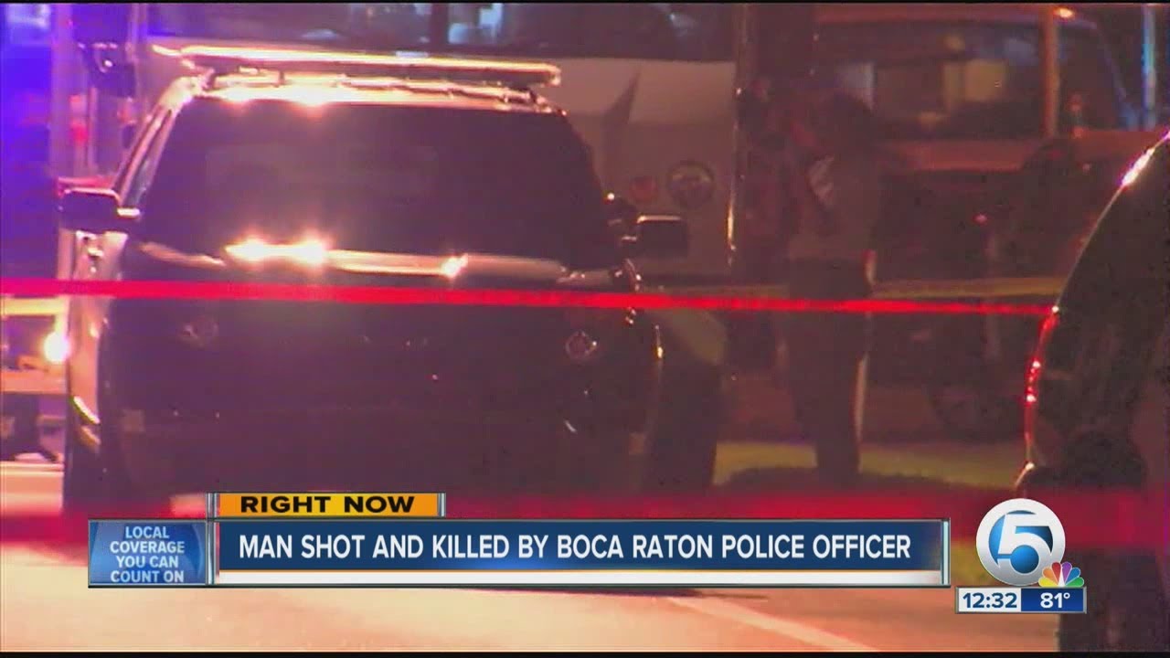 Man shot and killed by Boca Raton police officer - YouTube