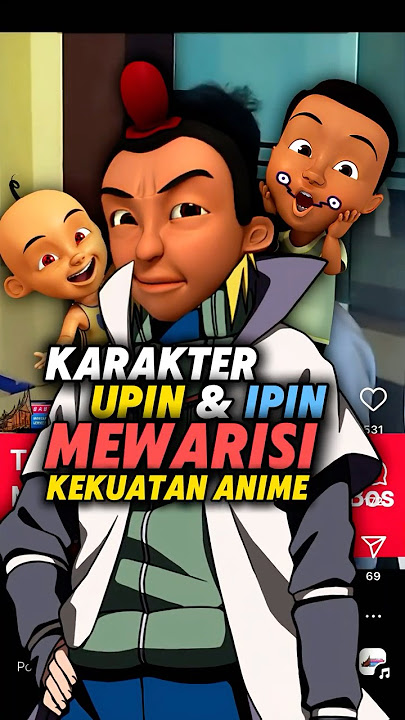 3 Karakter Upin Ipin Yang Mewarisi Kekuatan Anime #anime #shorts