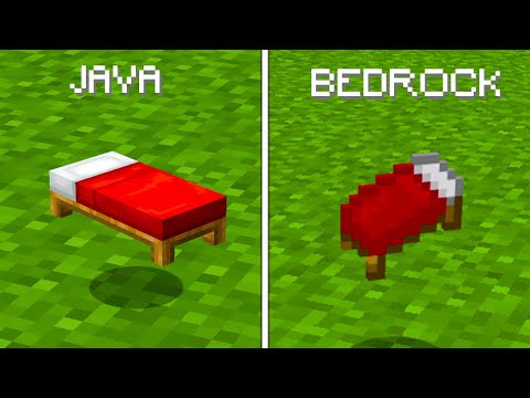 MINECRAFT JAVA VS BEDROCK 😮 ¿CUÁL ES MEJOR? #SHORTS