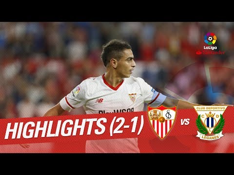 Resumen de Sevilla FC vs CD Leganés (2-1) - 동영상