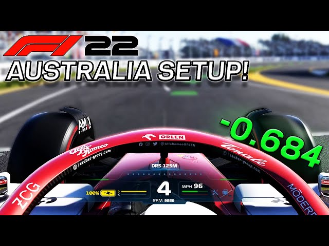 F1 2022 Australia Setup
