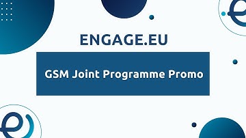 ENGAGE.EU GSM Joint Programme Promo