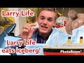 Larry Life eats iceberg! 🧊🚢