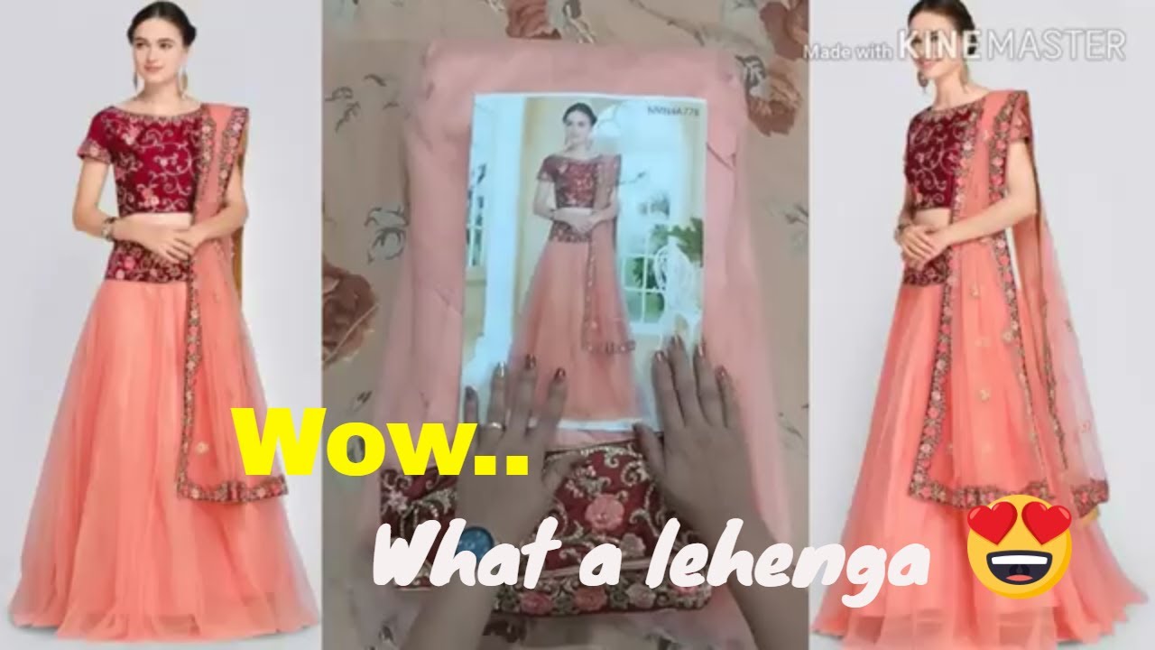 net barbie lehenga
