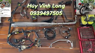 29/5/2024 - Cây pô, Dây điện, Bộ khoá,... Cub Custom 50cc đời cao zin nội địa Nhật - 0939497505