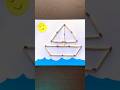 How to make a boat using matchstick in easy steps for kids #easy #craft #ideas #tutorial #matchstick