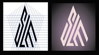 Using Grid Logo design l Letter SLM Logo Design Adobe