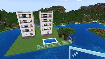 How to Build a HOTEL in MINECRAFT Part II
