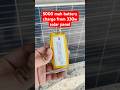 330 w solar panel charge to 3.7 v battery #shorts #diy #experiment #solar #solarpanelcleaning