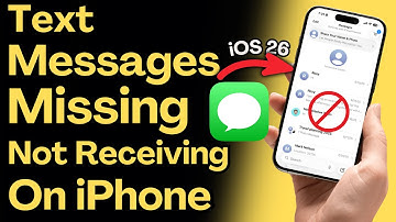 Fix Messages Not Showing, Receiving & Missing on iPhone after iOS 26 Update