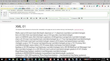 XML External Entity (XXE) - Reading Local Files