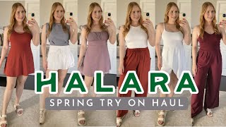 HALARA SPRING 2024 TRY ON HAUL | My *HONEST* REVIEW OF HALARA - Dresses, Jumpsuits, More!