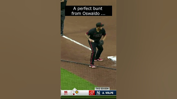 Oswaldo Cabrera Lays Down a Perfect Bunt #yankees
