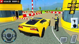 5 Airport Cars Drive - Corvette Driving and Parking Simulation 3D - Android Gameplay screenshot 5