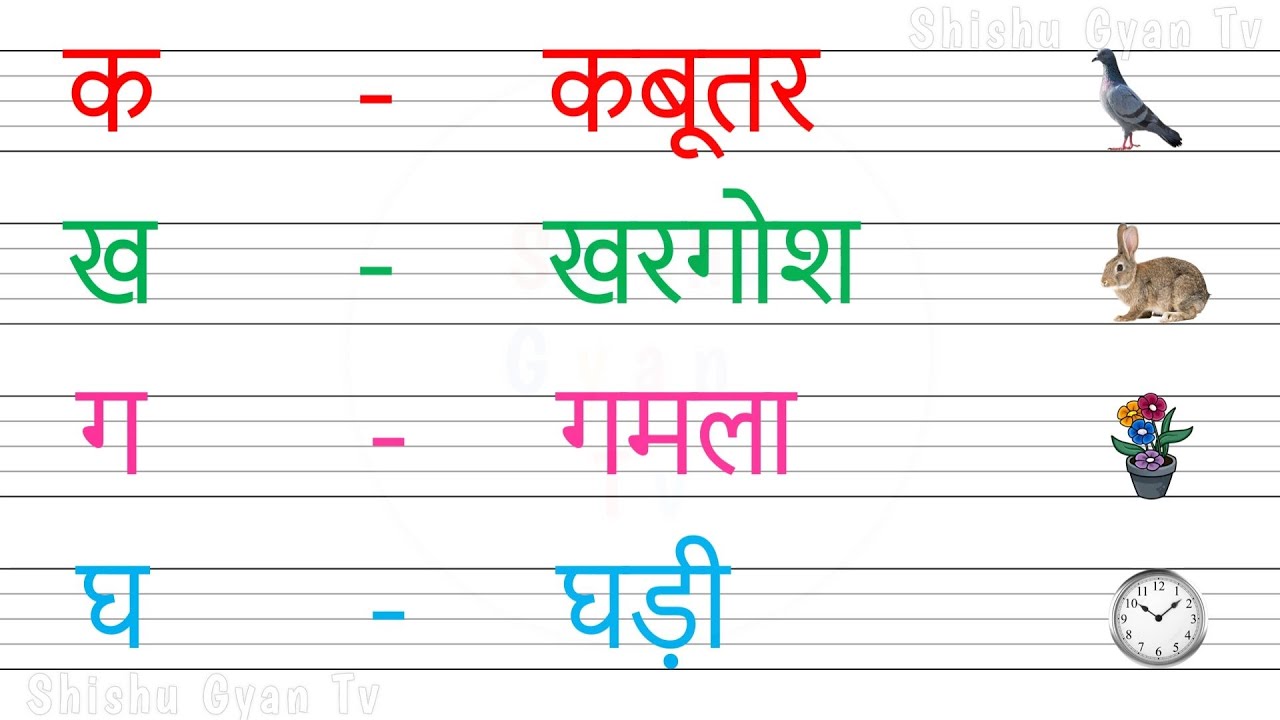 Hindi Vjanjan K Se Gya Tak Hindi Varnamala Baal Geet K Se Kabutar Hindi Vjanjan K Se Gya Tak Hindi Varnamala Baal Geet K Se Kabutar