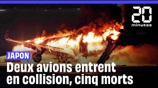 Japon : Cinq morts après la collision entre deux avions à l'aéroport de Tokyo