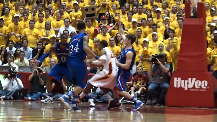 Iowa State Men's Basketball Highlights vs. Kansas