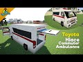 Minecraft : Membangun Mobil Ambulance Toyota Hiace Commuter + Test Drive