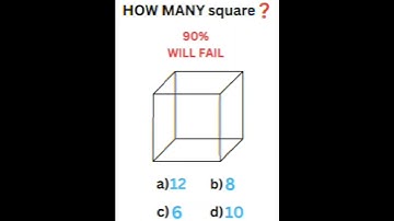 Counting Squares Figures ||How many squares are there in the givenfigure #square #countingfigure
