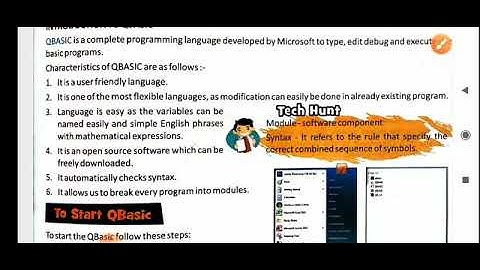 Class VII Sub  Computer Ch 8 Q Basic  Introduction Video Part 1