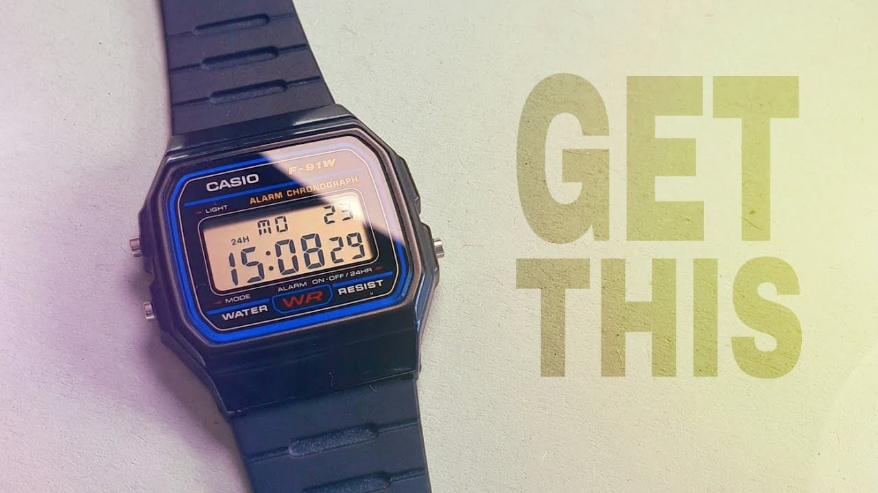 Casio F-91W Watch Review - 12&60