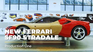 New Ferrari SF90 Stradale Production Line | Ferrari Factory | How Ferrari is Made