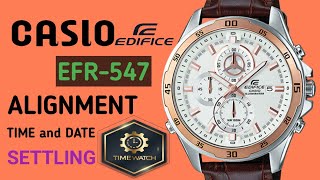 How to Set TIME Casio Edifice EFR-547