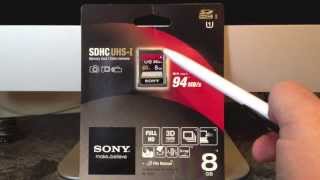 Sony 8GB UHS-I SD Card