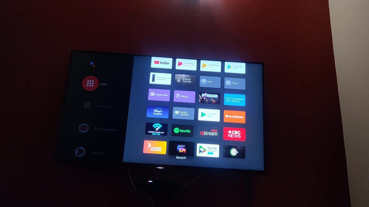 sony smart tv browser