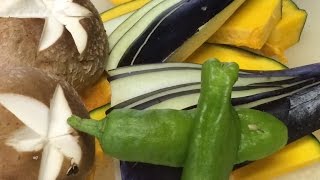 「野菜天ぷら」下ごしらえ （まかない道場！）