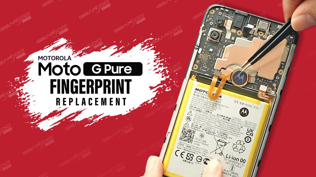 Motorola Moto G Pure Fingerprint Flex Replacement - YouTube