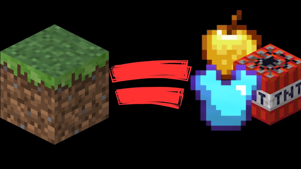 Minecraft but every block drops random loot! - YouTube
