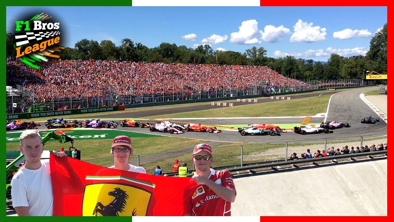 Live in Kurve 1 beim Italien GP!! - MONZA F1 2017 VLOG #4 (Sonntag) | F1 Bros League | KrazyKennez - YouTube