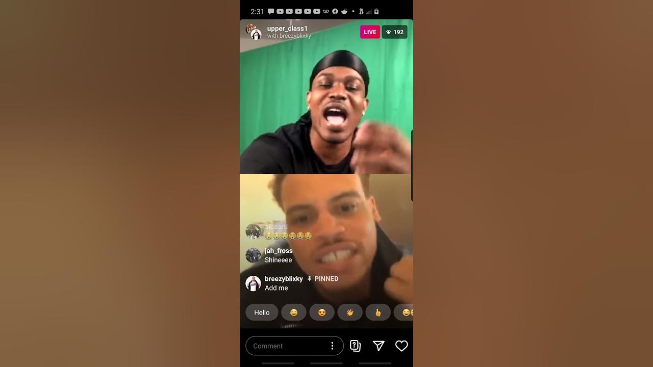 Bmg upper class fessed up BREEZY BLIKXY ON LIVE YouTube