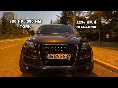 300 HP AUDI Q7 3.0 TDI QUATTRO | OTOYOL VE GECE SÜRÜŞÜ | HYBRID TURBO | 225+ KM/H