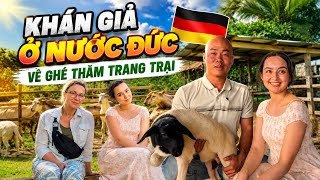 GERMAN VIEWERS VISIT CU DAM THEP FARM