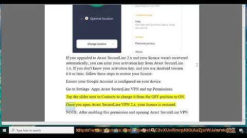Recover license from Avast SecureLine VPN