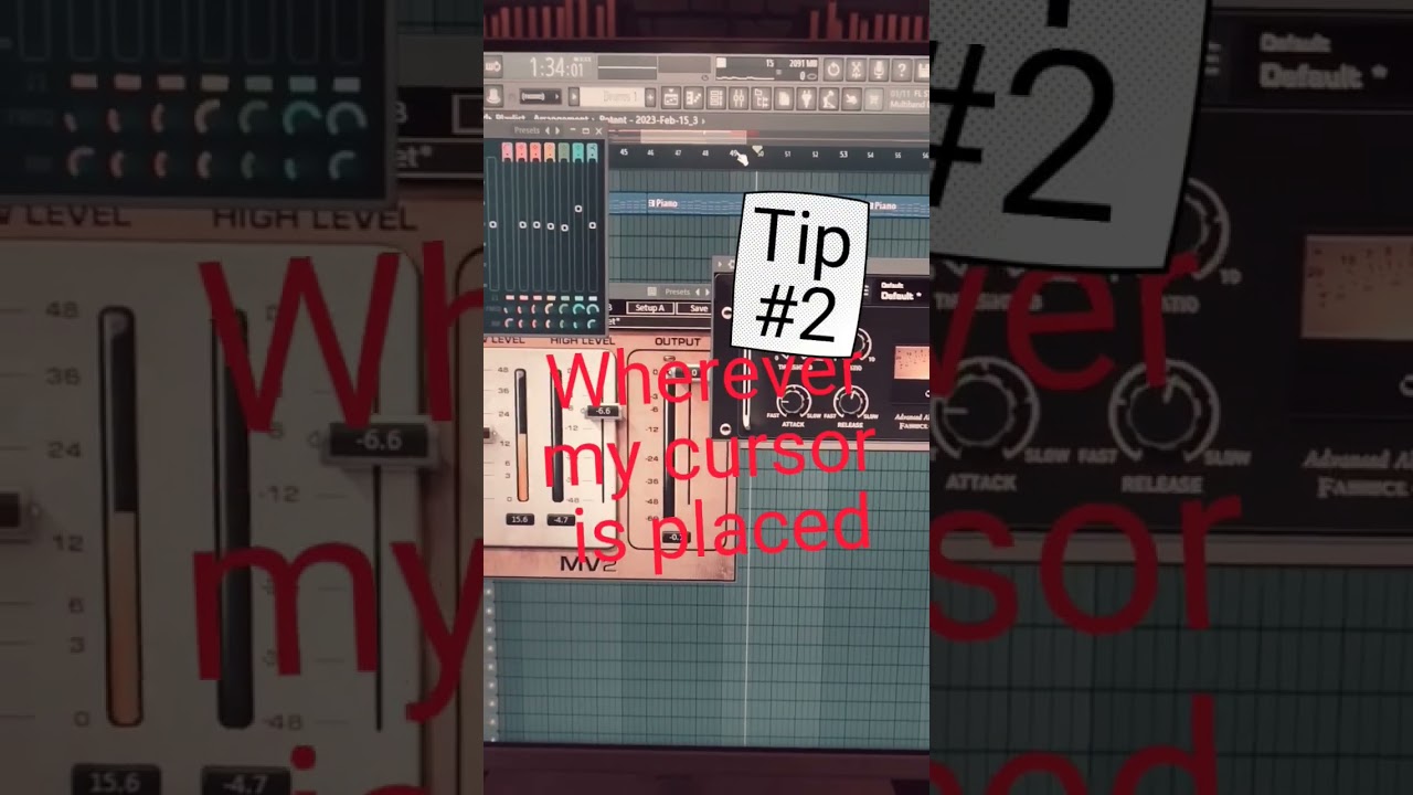 Fl studio quick tips using the space bar in playback when fl won't pause at the correct spot. 